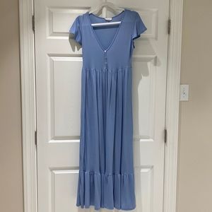 SUPER soft, light blue dress.